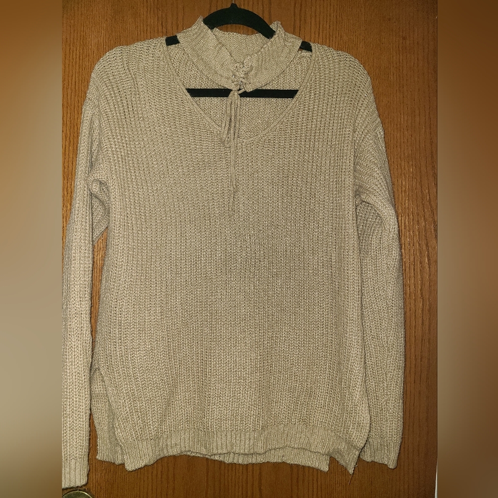 Blu heaven tie neck sweater Size Small